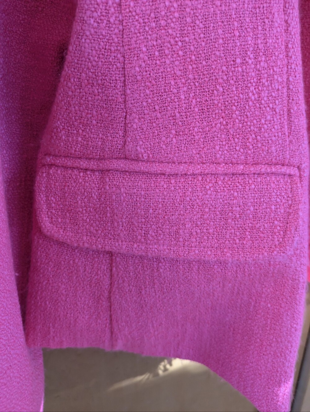 Steve Madden Pink Fringed Tweed Blazer - Picture 3 of 14